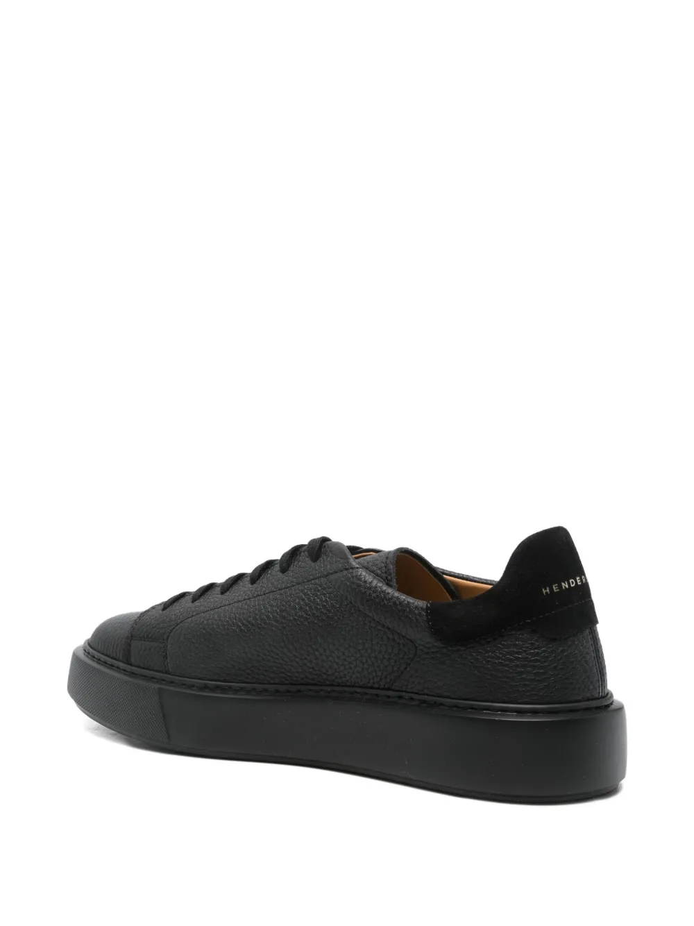 Henderson Baracco Leone leren sneakers Zwart