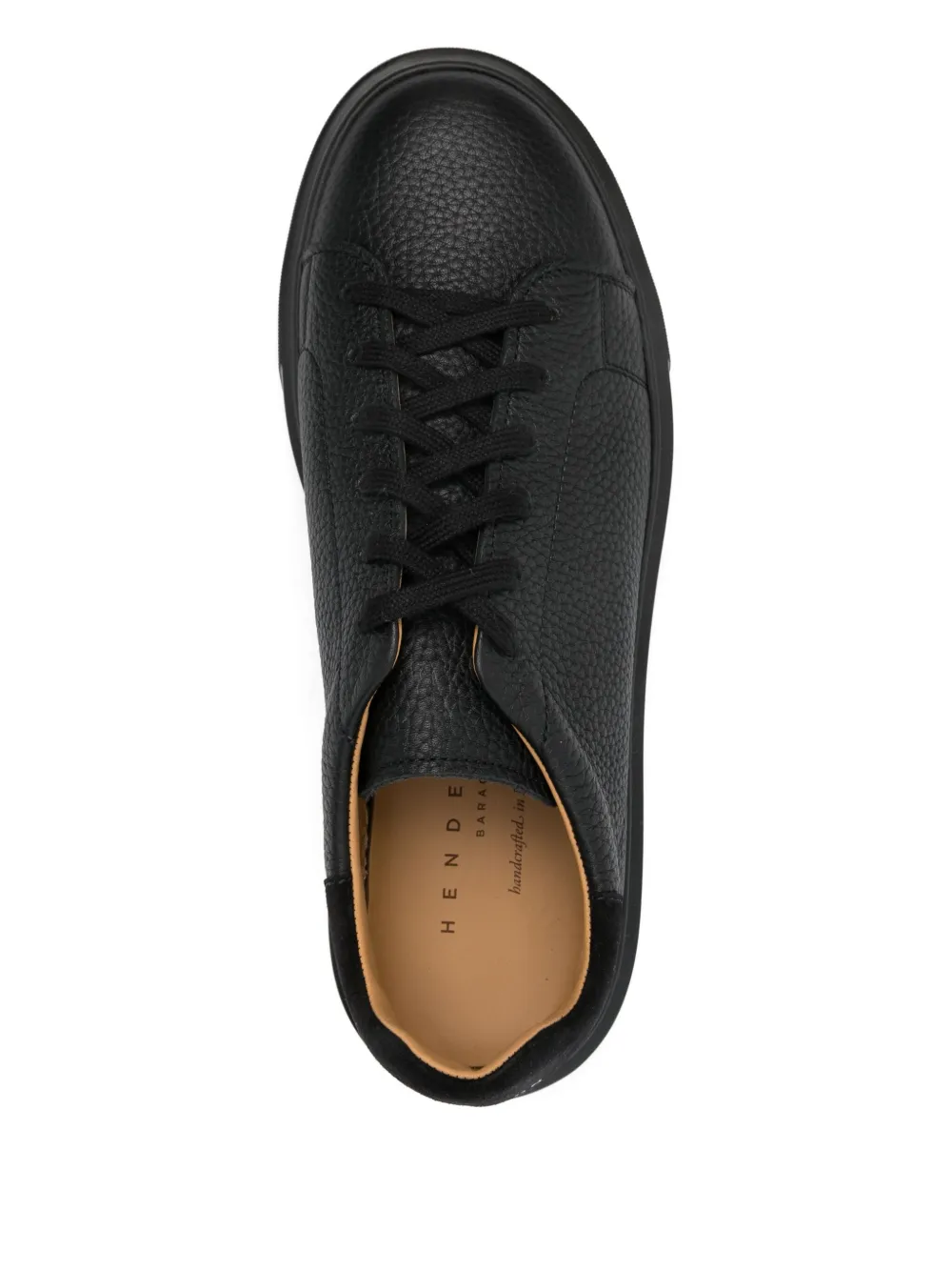 Henderson Baracco Leone leren sneakers Zwart