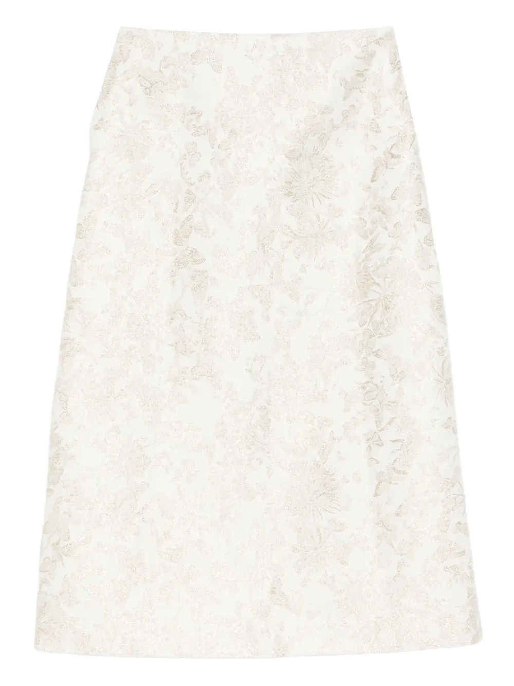 Christian Dior Pre-Owned falda midi bordada 2010 | neutro | Image 1