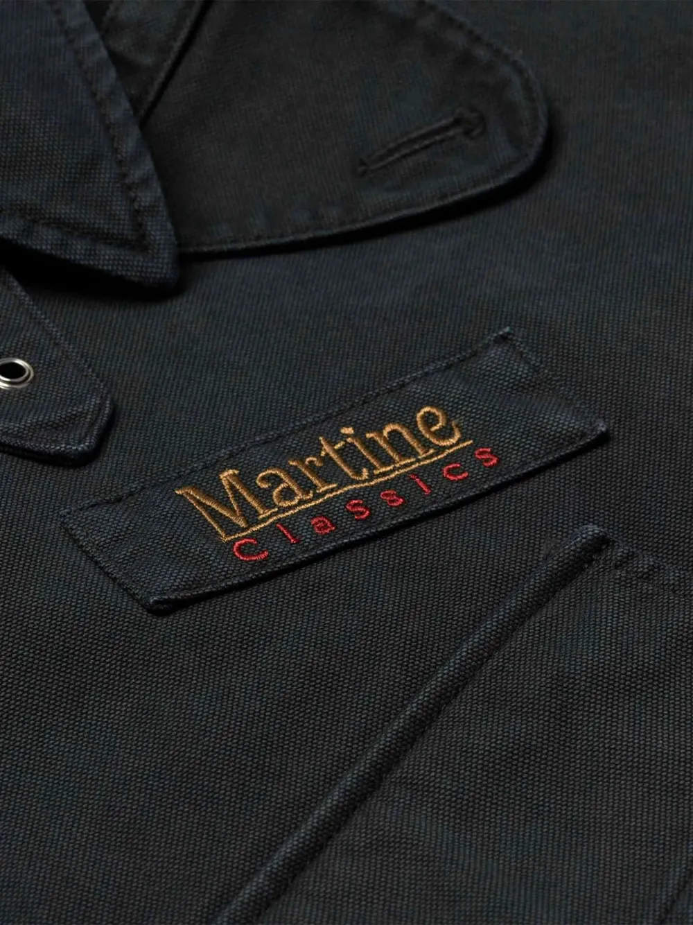 Martine Rose Jas met ceintuur en zak Groen