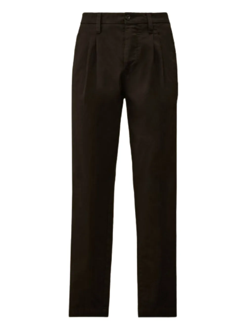 C.p. Company Cotton Gabardine Loose Chino Pants In Brown
