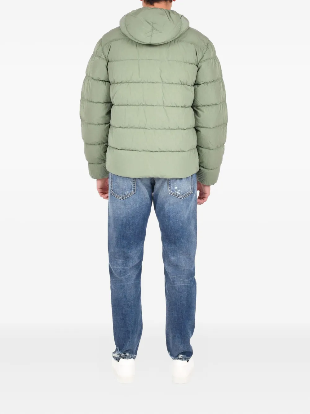 C.P. Company Chrome-r gewatteerd shirtjack Groen