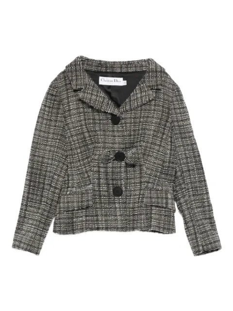 Christian Dior Pre-Owned 2010s tweed jacket