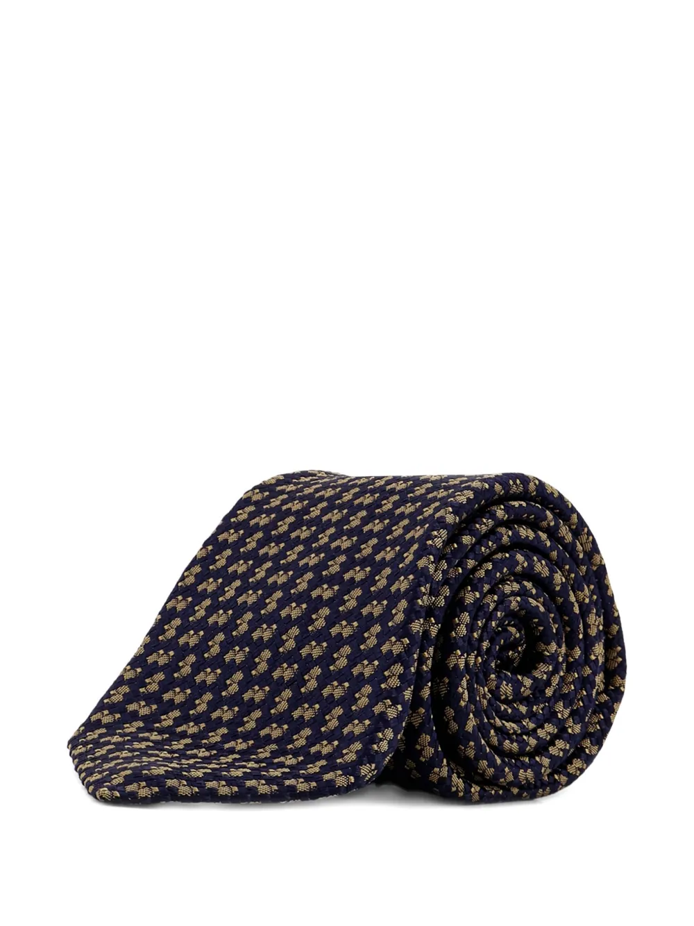Kiton Textured-finish Tie In Green