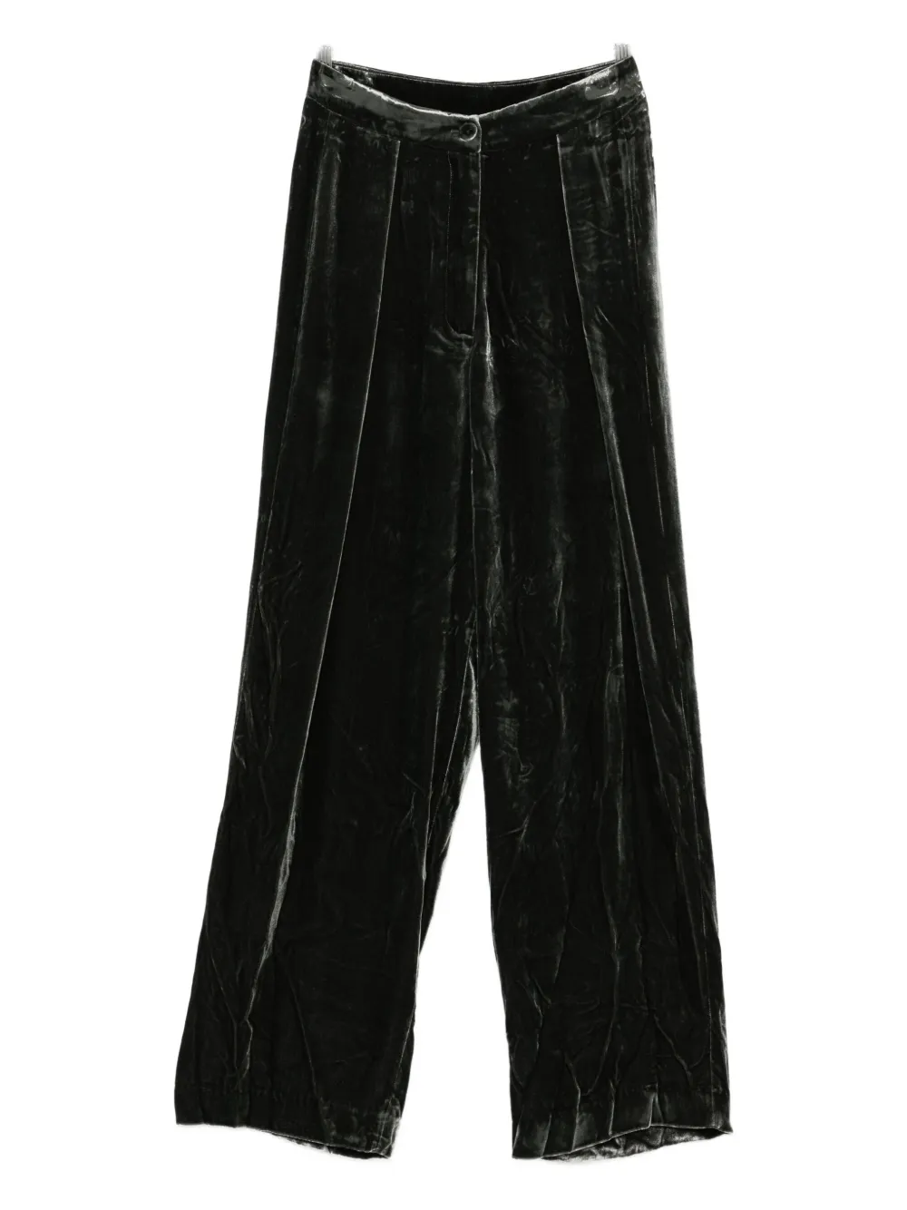 Raquel Diniz Pleated Trousers In Black