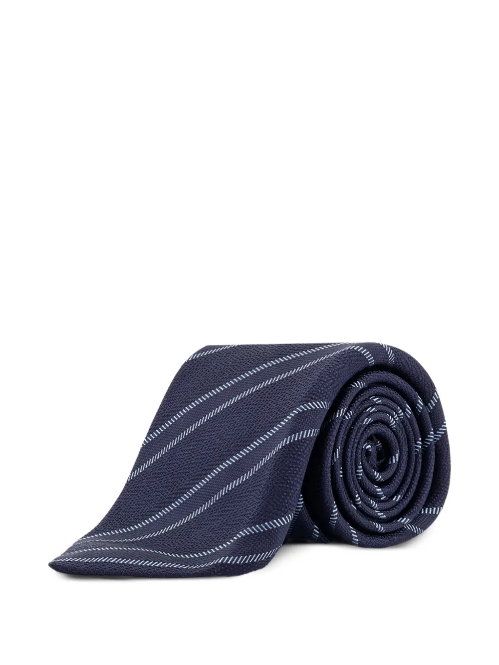 Kiton cravate à rayures | bleu | Image 1