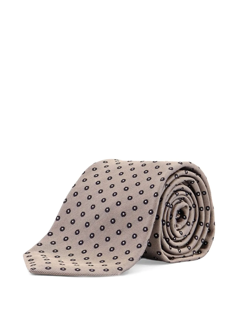 Kiton dot-pattern tie | neutro | Image 1