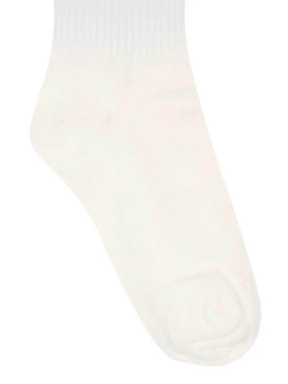 Palm Angels Kids Gestreepte sokken met logo Wit