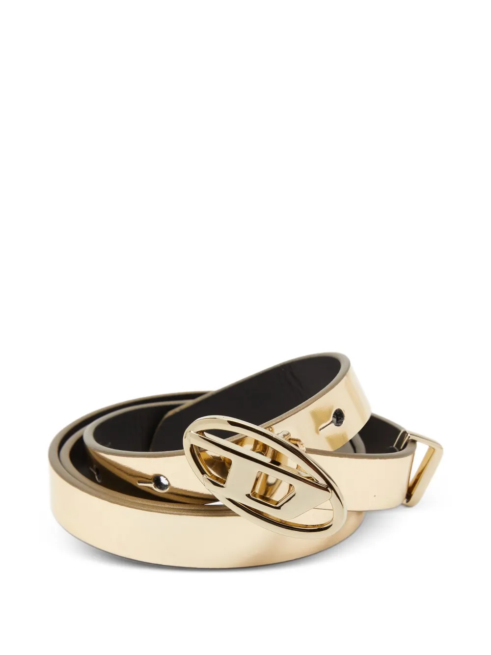 Diesel Riem met logogesp - Goud