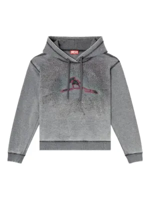 Diesel D-Um-Rib Denim Hoodie | Blue | FARFETCH