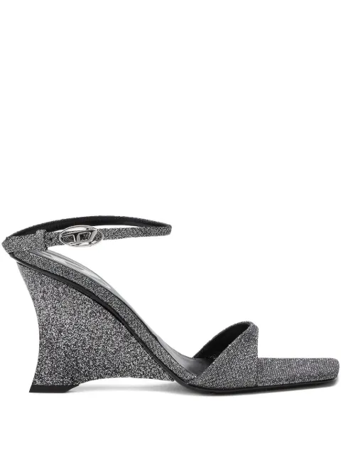 Diesel 90mm D-Amber wedge sandals