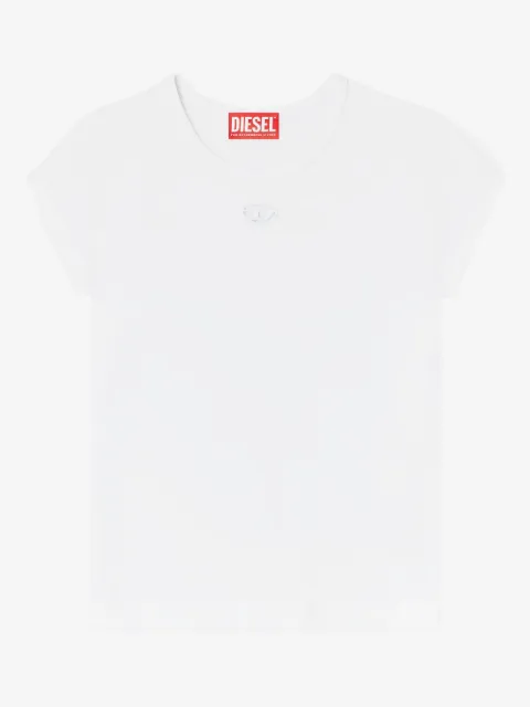 Diesel T-Angie logo-embroidery T-shirt