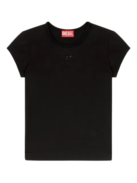 Diesel T-Angie logo-embroidery T-shirt