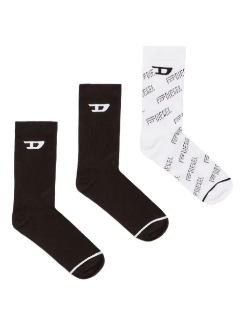 Diesel  SKM-D-Tennis-Crew-17,5 logo socks (pack of three)