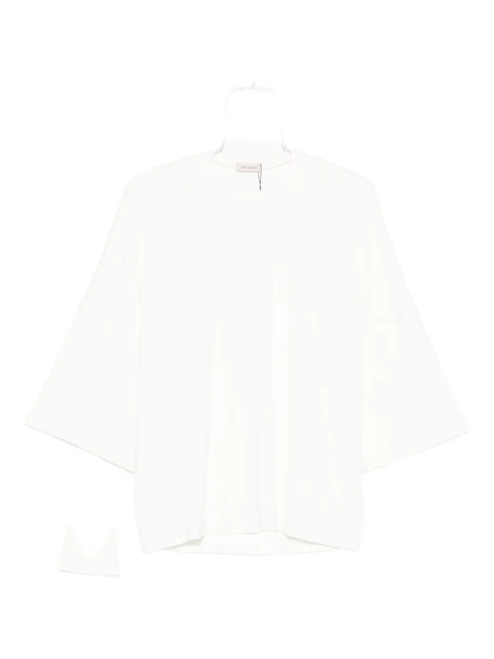 The Mannei Flared-sleeve Top In White