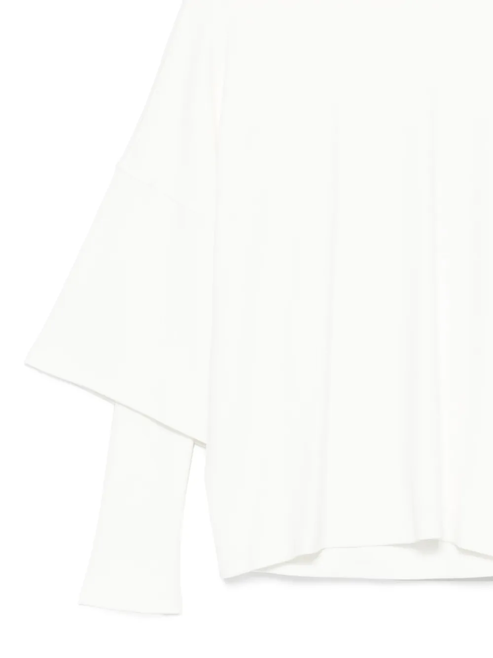 The Mannei Top met flared mouwen Wit