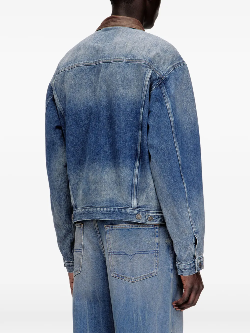 Diesel D-Denver-S1 denim jack Blauw