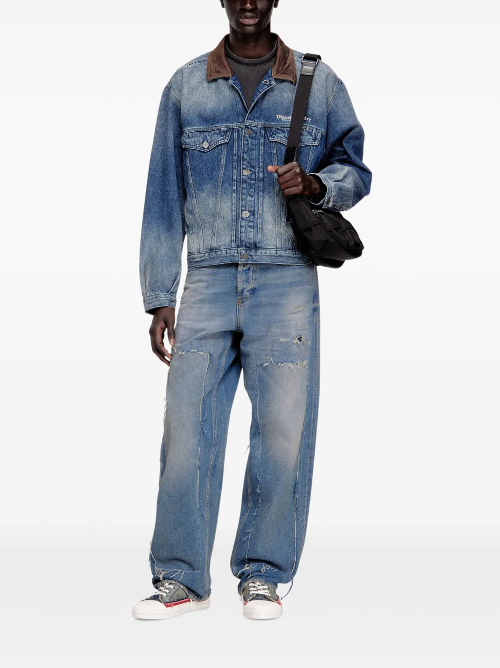 Diesel D-denver-s1 Denim Jacket - Blue 