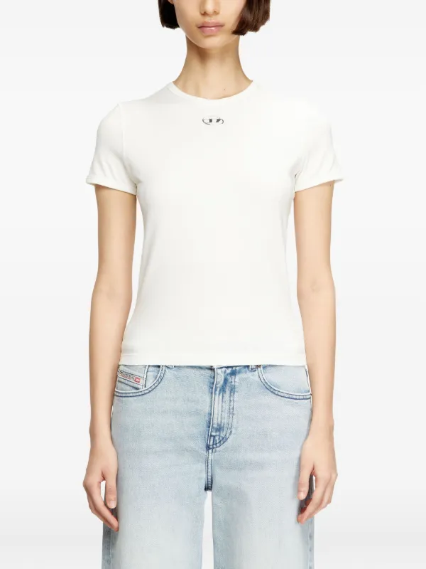 【美品】DIESEL T-UNCUTIESLONG-OD Tシャツ XS Diesel T-Uncutieslong-Od Tシャツ | ホワイト | FARFETCH JP