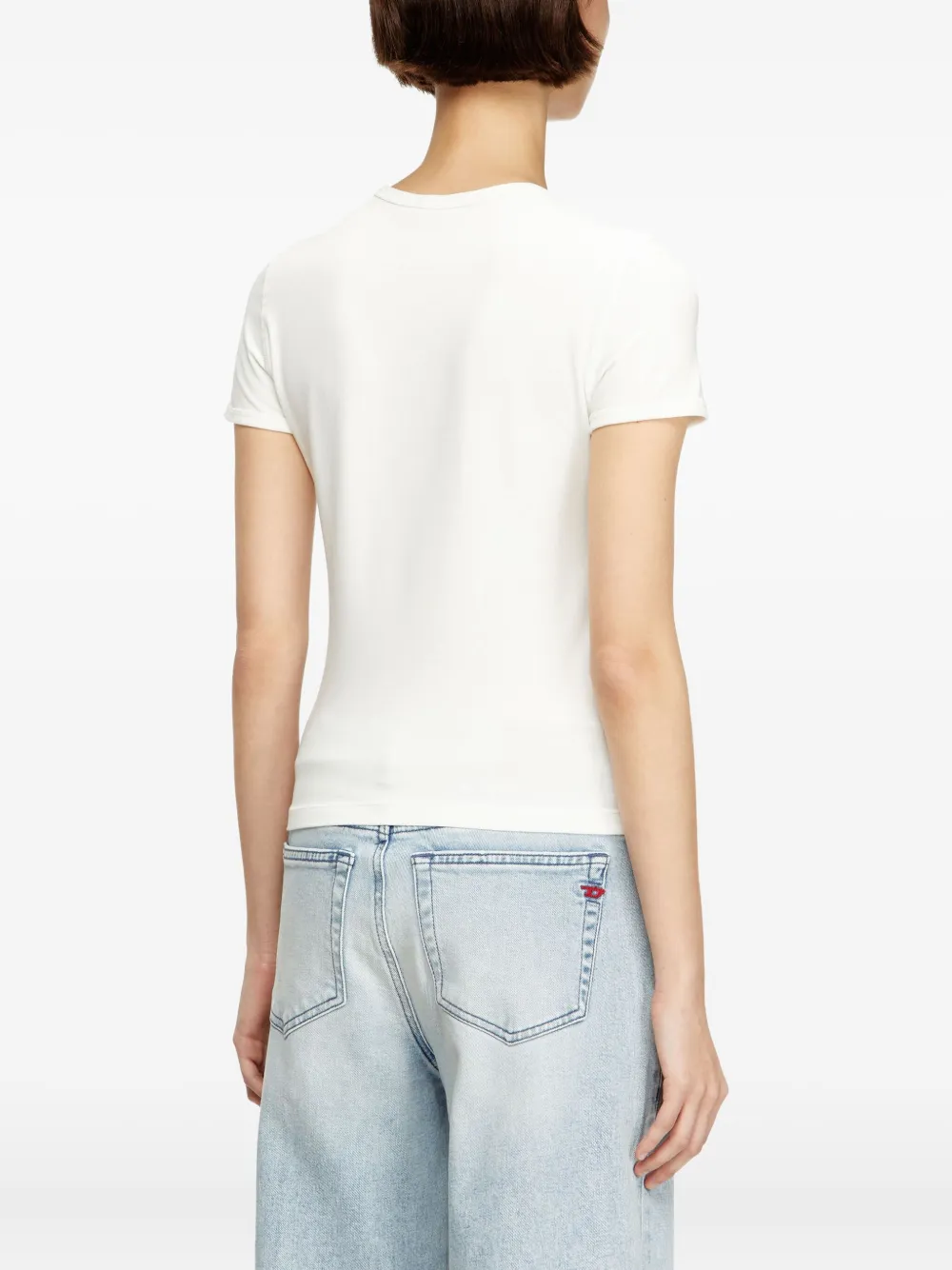 Diesel T-uncutieslong-od T-shirt In Multi