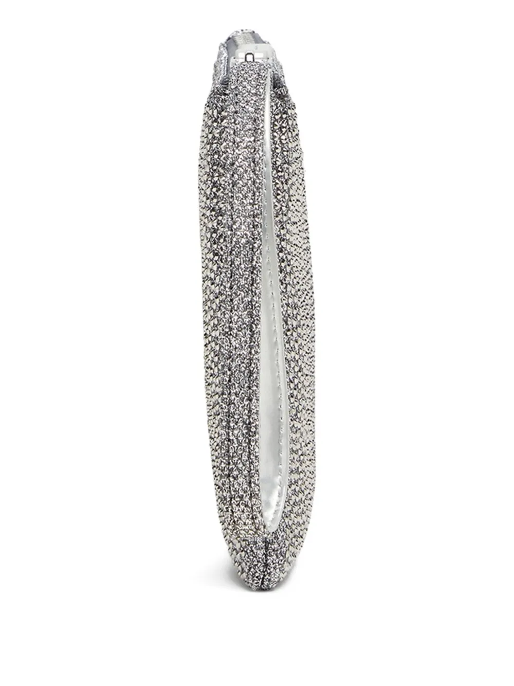 Diesel Crystal-embellished Wallet In Gray