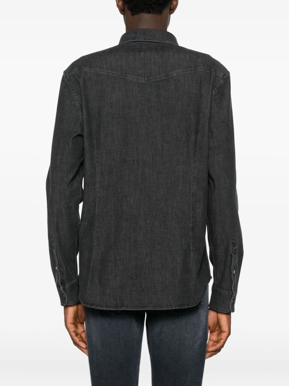 Dondup Fabric Shirts In Black