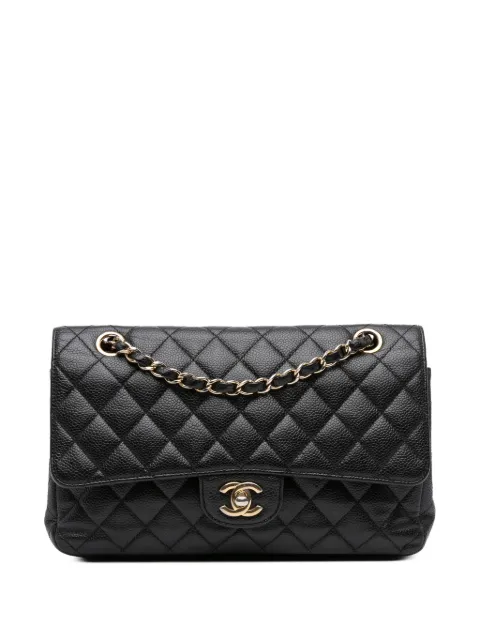 CHANEL Pre-Owned 2012 Medium Classic Caviar Double Flap shoulder bag