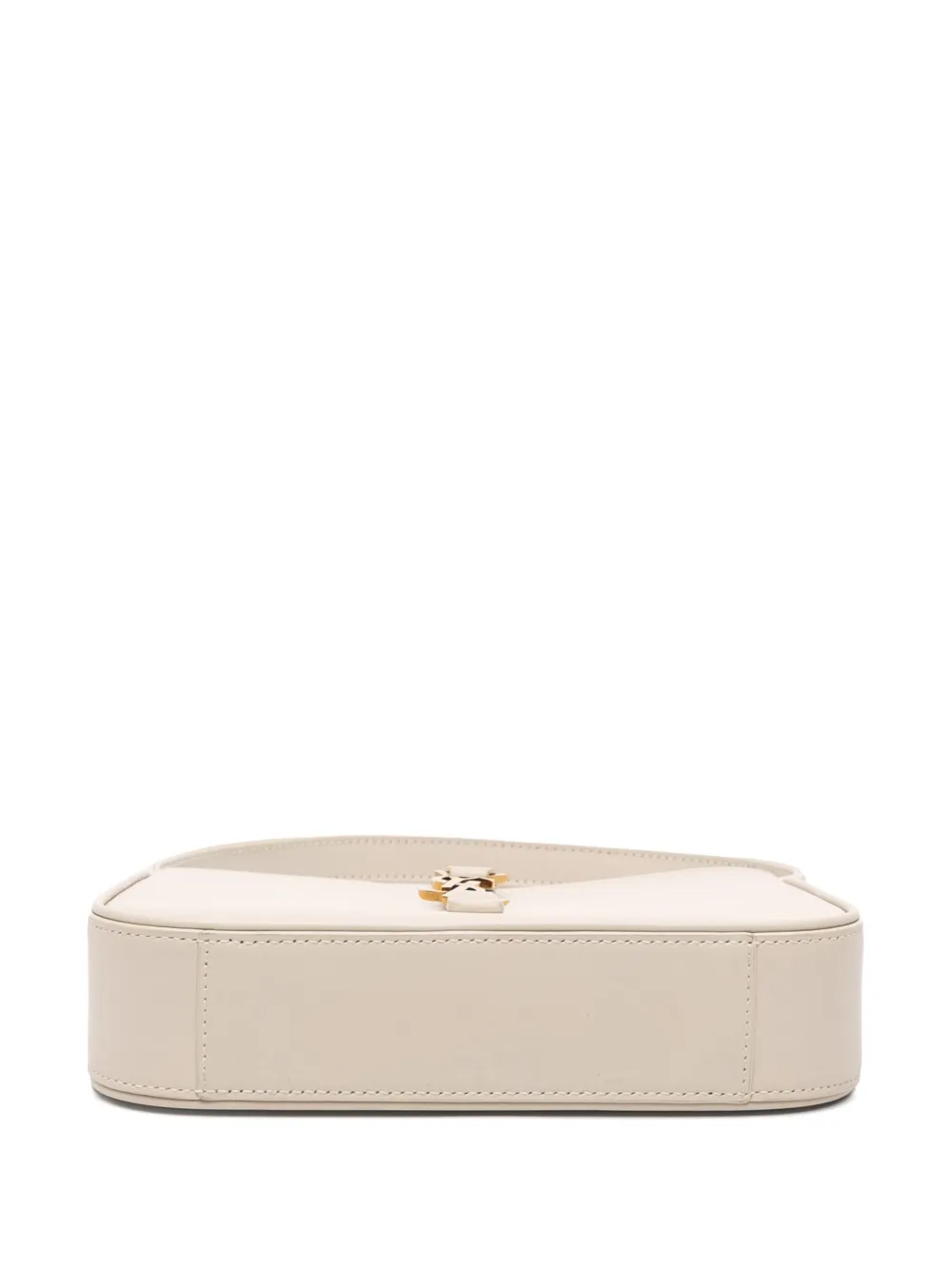 Pre-owned Saint Laurent 2022 Mini Smooth Calfskin Le 5 A 7 Hobo Shoulder Bag In White