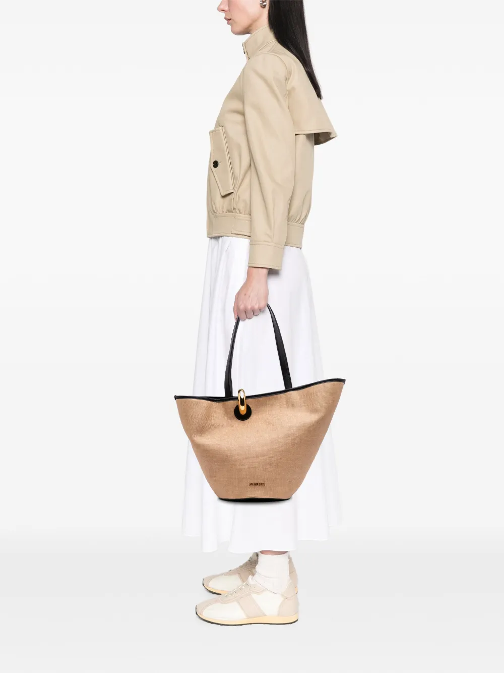 Pre-owned Jacquemus 2013-2025 Canvas Le Bambola Tote Bag