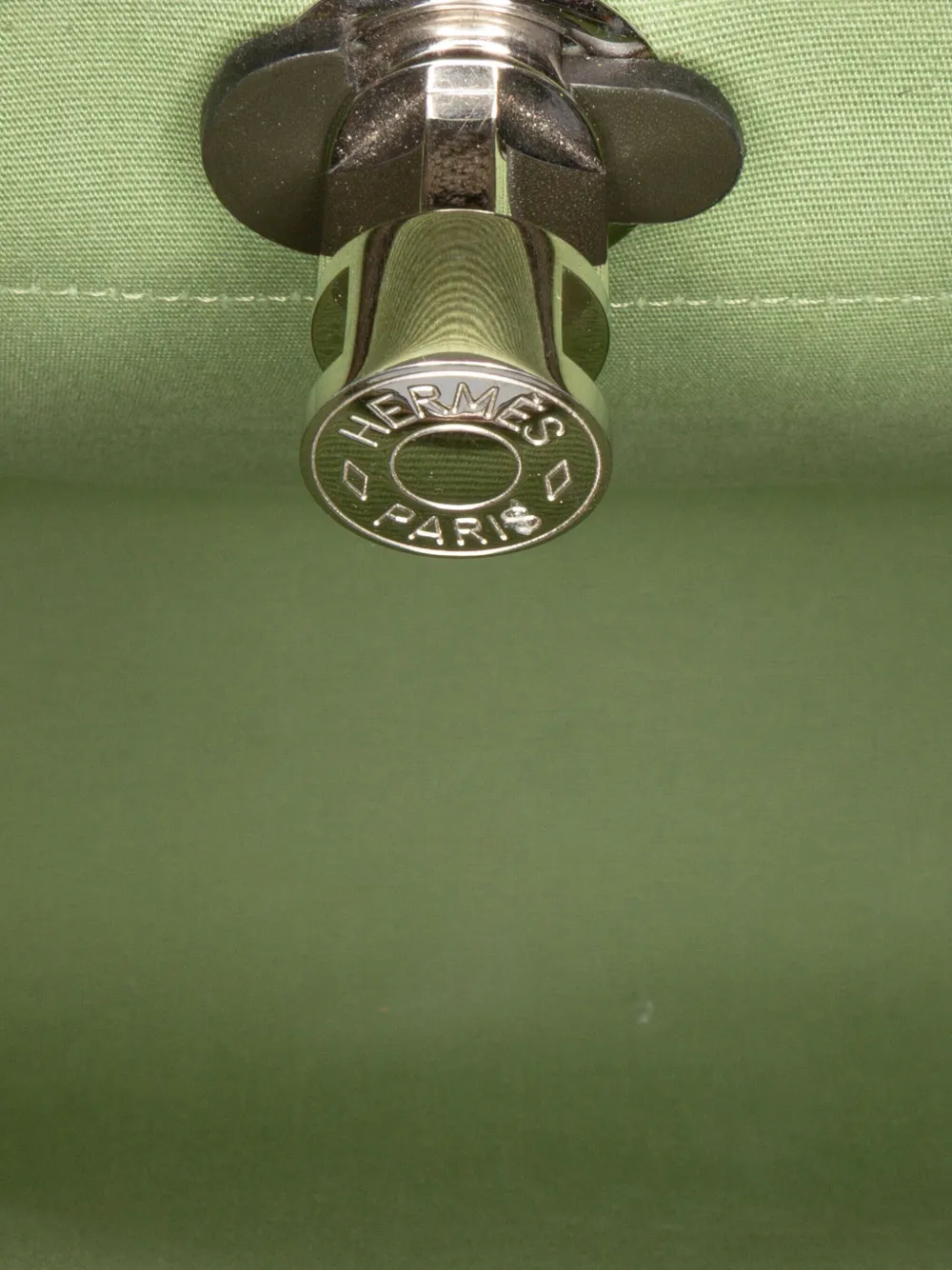 Pre-owned Hermes 2019 Toile Herbag Zip 31 Satchel In Green
