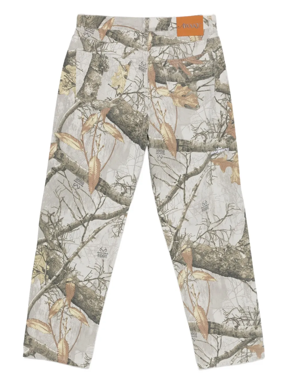 Awake NY x Stussy Big Ol' Realtree Edge jeans - Beige