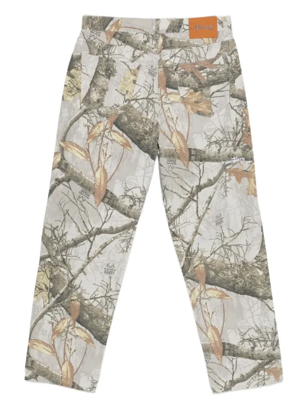Awake NY x Stussy Big Ol' Realtree Edge Jeans | Neutrals | FARFETCH RO