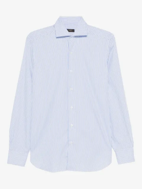 Barba camisa con rayas estampadas