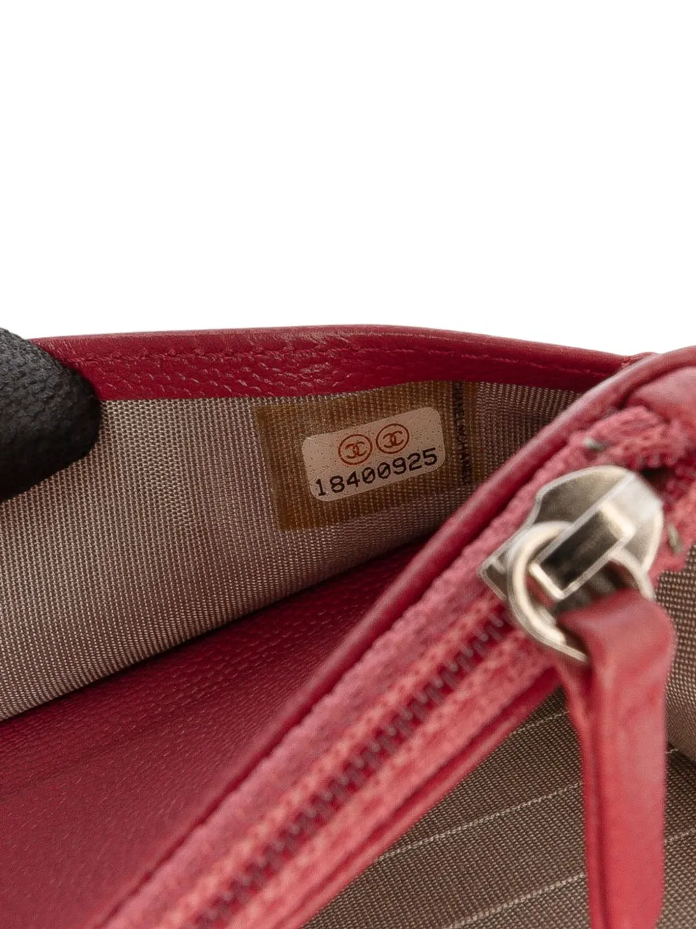 2013-2014 Cc Caviar Sevruga Wallet On Chain Crossbody Bag