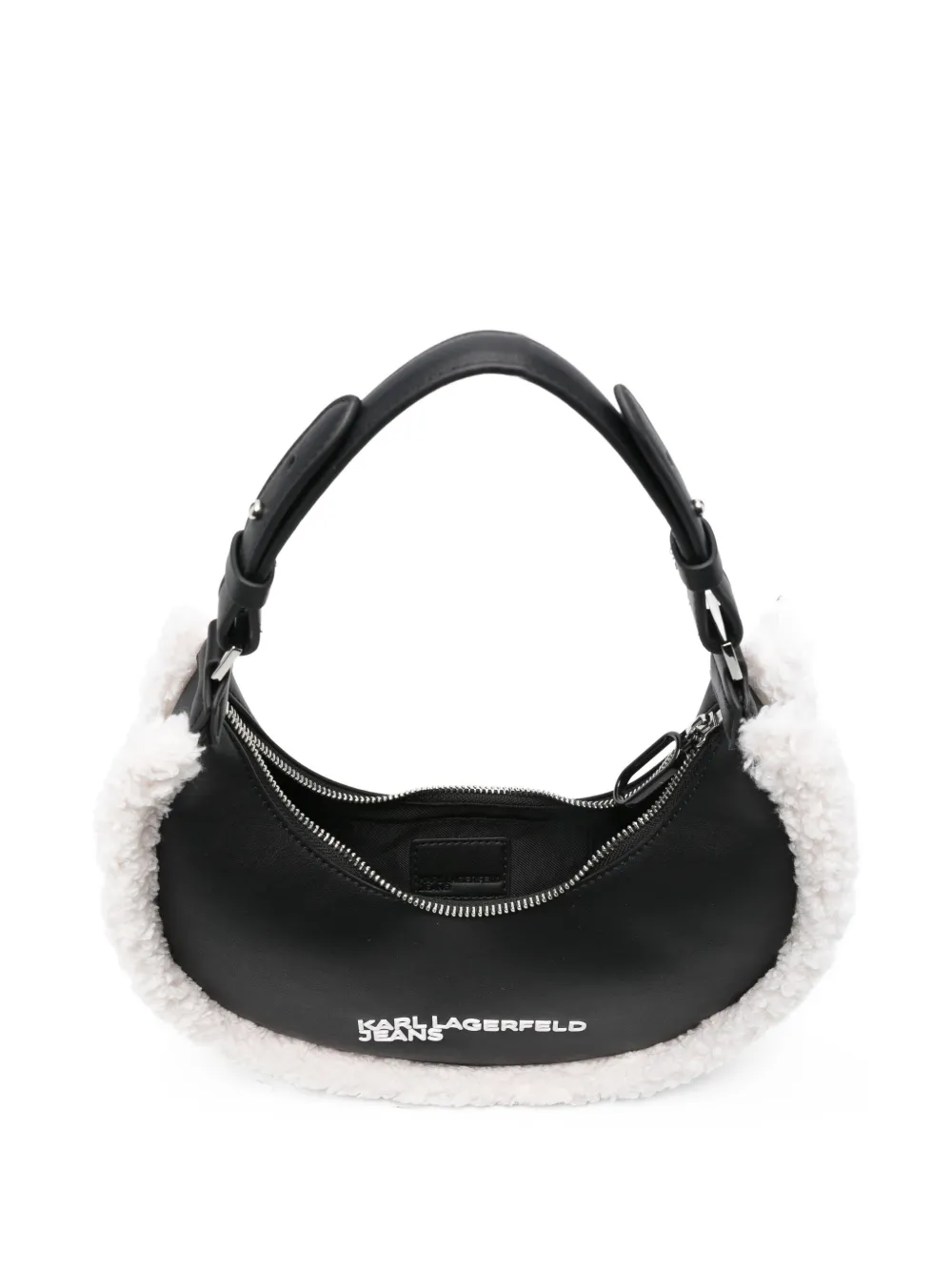Karl Lagerfeld Jeans Schoudertas met afwerking Zwart