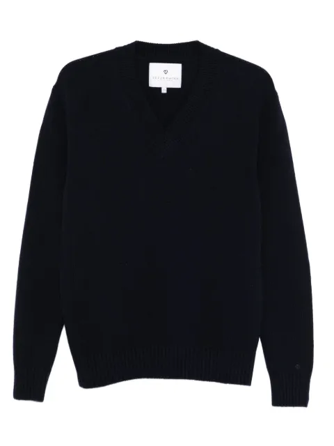 SEVEN GAUGE V-neck long-sleeve sweater