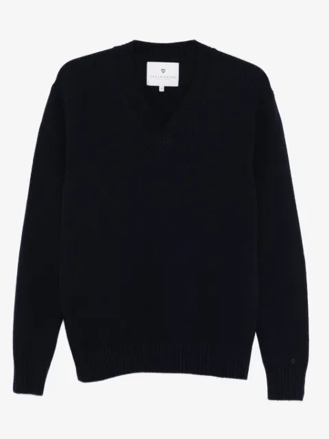 SEVEN GAUGE V-neck long-sleeve sweater