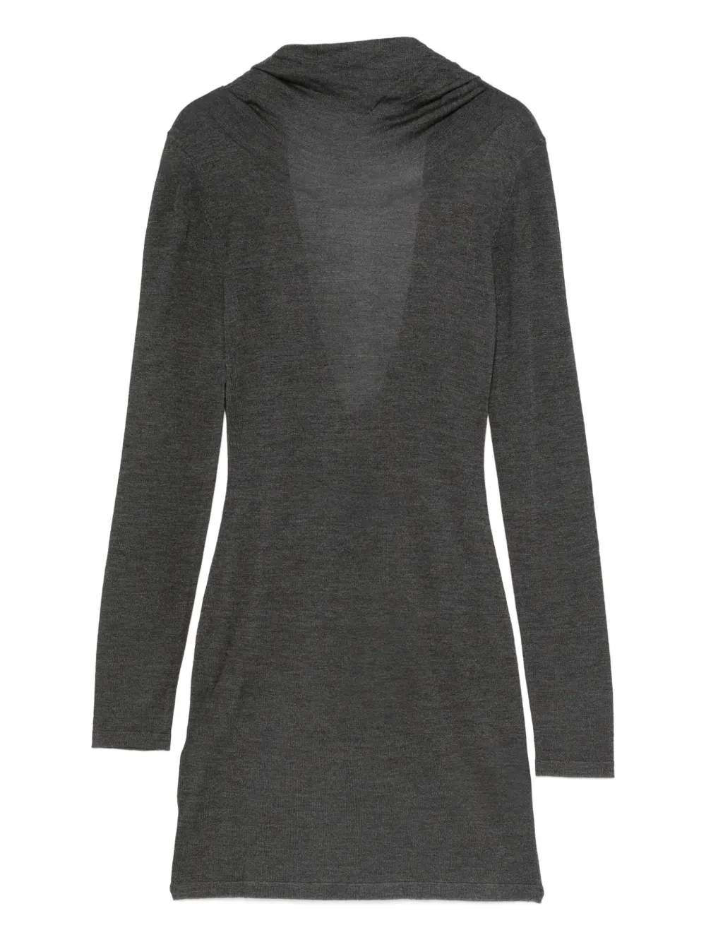 Aya Muse long-sleeve mini dress - Grigio