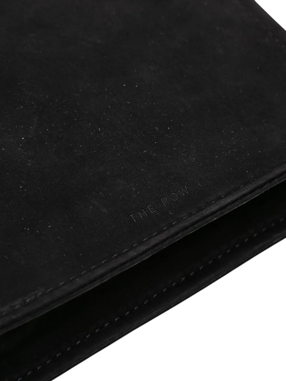 Pre-owned The Row 2010-2025 Small Suede To Go Crossbody Bag In Black