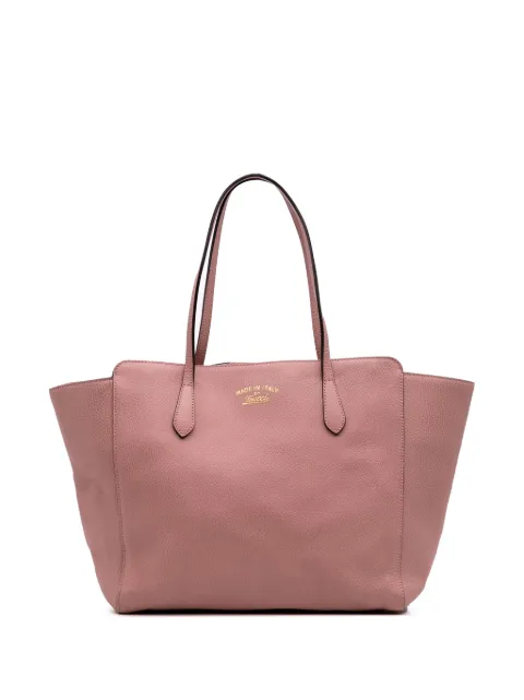 Gucci Pre-Owned 2016-2025 Medium Leather Swing tote bag