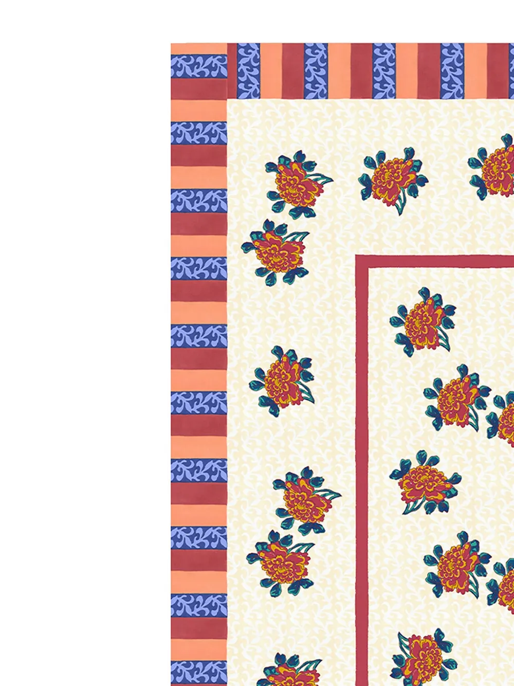 Lisa Corti Ortensia Tablecloth In Neutral