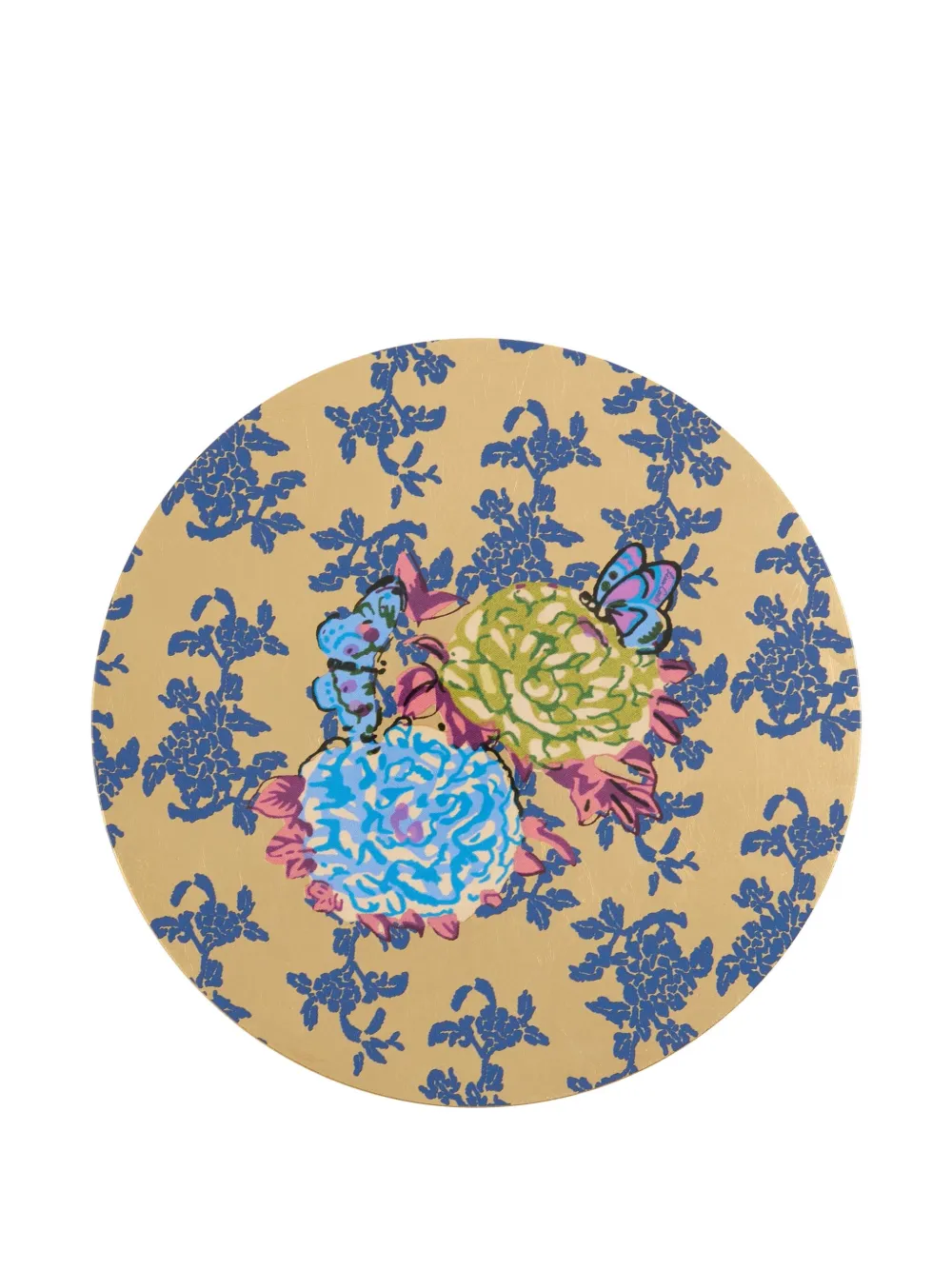Lisa Corti set de table à fleurs | or | Image 1