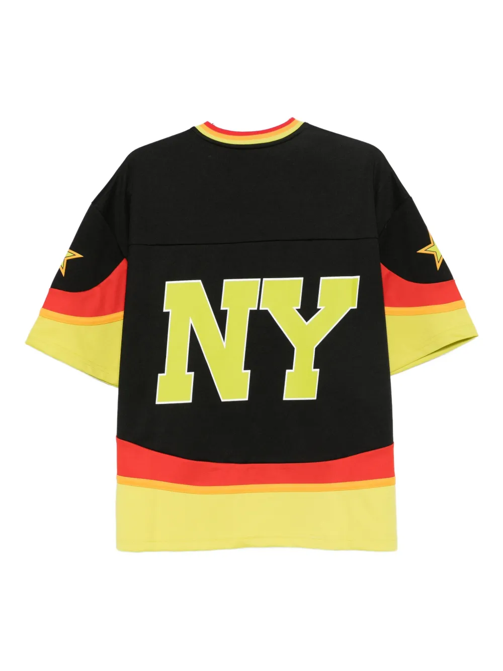 Awake NY star-print T-shirt - Zwart
