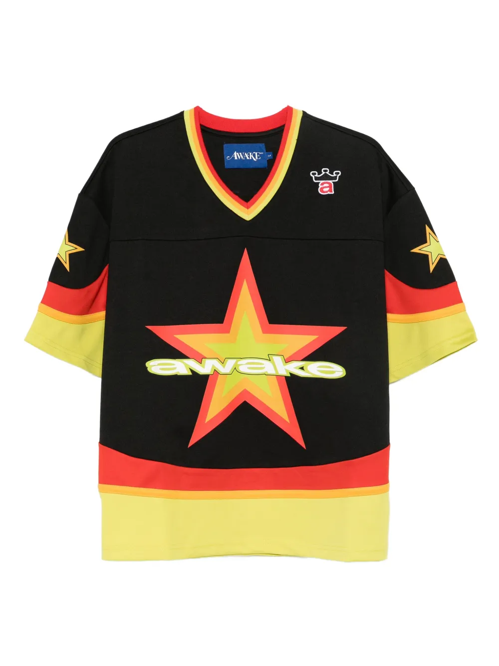 Awake NY playera con estrellas estampadas | negro | Image 1