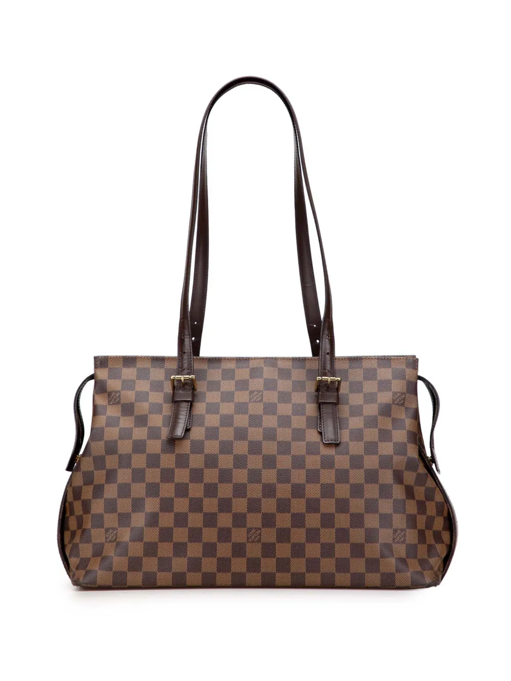 Louis Vuitton Pre-Owned 2004 ダミエ エベヌ チェルシー ショルダーバッグ - ブラウン Louis Vuitton Pre-Owned 2004 ダミエ エベヌ チェルシー ショルダーバッグ - ブラウン