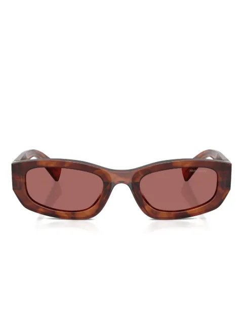 Miu Miu Eyewear logo-detail sunglasses