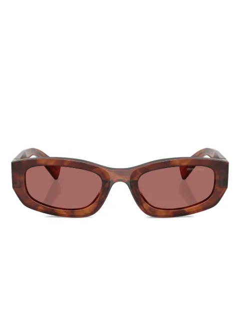 Miu Miu Eyewear logo-detail sunglasses