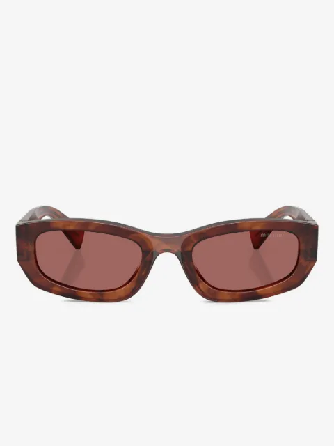 Miu Miu Eyewear logo-detail sunglasses