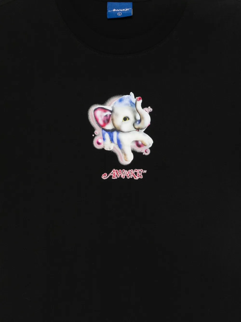 Awake NY T-shirt met print Zwart