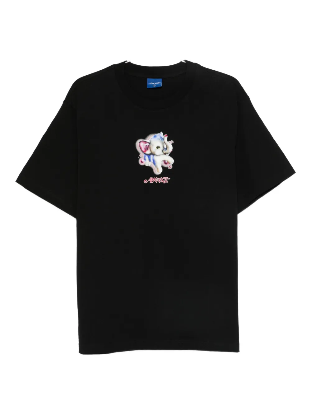 Awake NY playera con cuello redondo y estampado gráfico | negro | Image 1